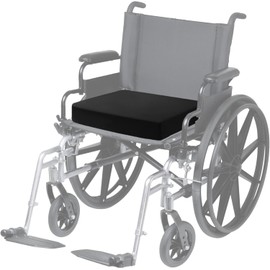 Wheelchair Cushion Memory Foam for Office Chairs, Scooters, Kitchen or Car Seats Orthopedic Lumbar Support, Sciatica & Tailbone Pain Relief - Reduce Back Ache, Improve Posture Seats (18" x 16" x 2")