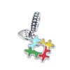 GMXLin Autism Awareness Charm Necklace Love Puzzle Piece Pendant for