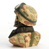 Veronese Design 2 3/4 Inch Military Skeleton Half Bust Miniature