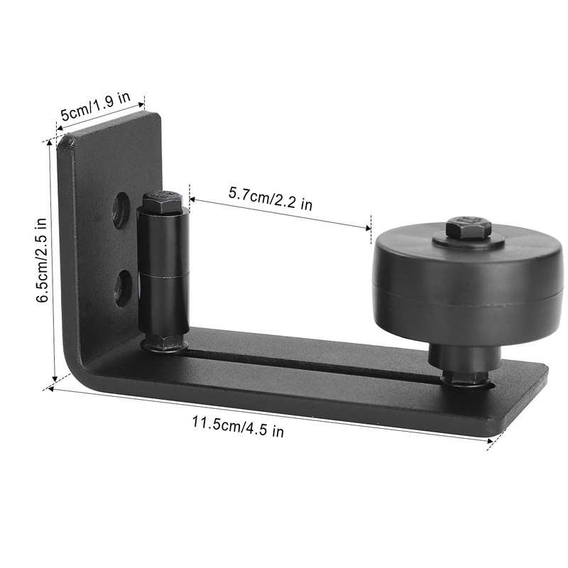 Floor Guide Barn Door Sliding Door System Track Rail 8-in-1