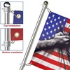 FLAGWIX 3x5 Patriotic American Flags for Outside, One Nation Under