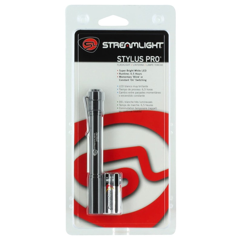 Streamlight 66118 Stylus Pro Alkaline Battery-Powered White LED Pen Light