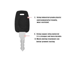 Master Luggage Keys Compatible with 002 Suitcase Password Locks Repair AC Approved Locks Key (2PCS 002+2key Rings)
