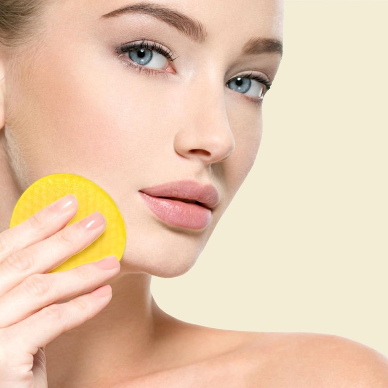 Kojic Acid and Turmeric Cleansing Pads, 50 Pcs, for Face