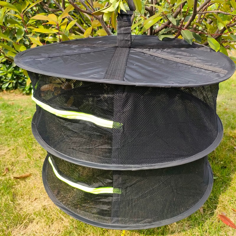 MIATTCLD Herb Drying Rack, Foldable Hanging Mesh Drying Rack, Hanging