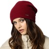 Vivisence Classic Women's Winter Woolen Hat Design Three Pleats for