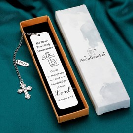 First Communion Gifts for Girls Boys Baptism Confirmation Gifts for Teen Religious Christian Easter Gifts for Kids Goddaughter Godson Women Men 1st Holy Communion Bookmark Easter Basket Stuffers Faith