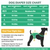 Jollywoods 3 Pack Washable Female Dog Diaper Onesie Sanitary Pantie