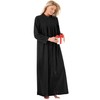 Only Necessities Women's Plus Size Smocked Velour Long Robe -
