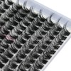 VIVIS Premium Cluster Individual 5D Lashes, D Curl 9-15mm Fluffy