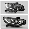 ACANII - For [Halogen Type w/Chrome Bezel] 2016-2021 Honda Civic