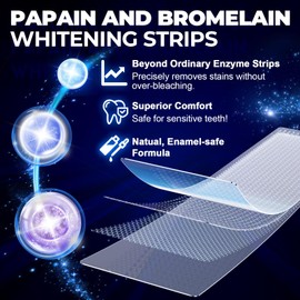 Whitening Strips Zähne Aufhellen Strips: TeethBliss Bleaching Zähne Stripes, Zahnschmelz-sicher - Ohne Schmerzempfindlichkeit - Premium Zahnbleaching Stripes für weiße zähne - 14 Tage Zahnaufhellung