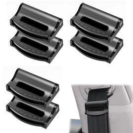 GHPKOTW 6PCS Sicherheitsgurt Versteller,Auto-Sicherheitsgurt-Clip, Auto Klemmen Autositz Gurtversteller,Gurtclip Seat Belt Clips zum Entspannen Gurt Stopper Clip für Autositz Sicherheitsgurt