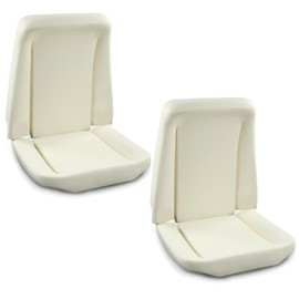 PIT66 Bucket Seat Foam Bun Cushion Compatible With Cutlass 1966-1967/ Chevelle El Camino Buick Skylark GTO/Tempest 1966-1970/ Impala Pontiac Full Size 1966-1969/ Nova 1968-1971 MF102