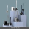 MR.SIGA Toilet Plunger and Bowl Brush Combo for Bathroom Cleaning,