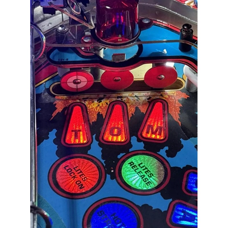 Williams 1987 Williams “F-14 Tomcat” Pinball Machine Vinyl Drop Target