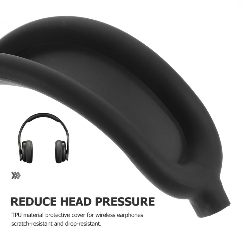 KOMBIUDA 1 Set TPU Headphone Cushion Headband Cover for Scratch