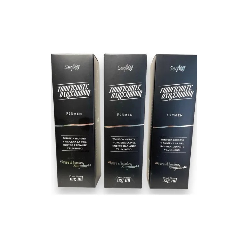 Pack de 3 Tónicos Oxigenadores Ser Más para Piel con