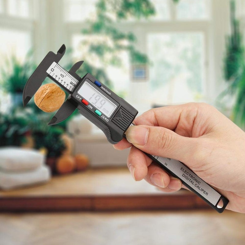 Digital Caliper, Electronic Digital Caliper Practical 100 mm Plastic Electronic