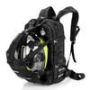 Helmet Backpack for Motorcycle Cycling, Large Capacity Waterproof Helmet Holder,
