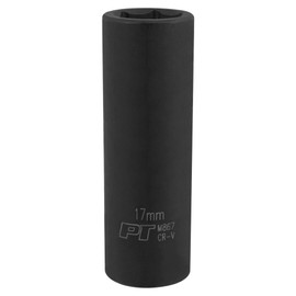 Performance Tool M867 1/2 Drive 6pt Impact Socket, 17mm