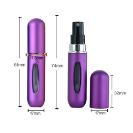 XIYUAN 13 PcsPortable Perfume Travel Refill Bottle 5ml Refillable Cosmetic Spray Bottles Perfume Spray Bottle,Ideal For Travel And on The Go Multicolor