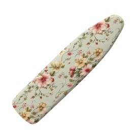 Darisoco Pink Floral Ironing Board Cover with Thick Padding Fits Standard Size Elasticized Edges Home Decorations Easy to Install