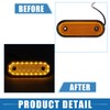 A ABSOPRO Front Rear Side Marker Light 2 LED for