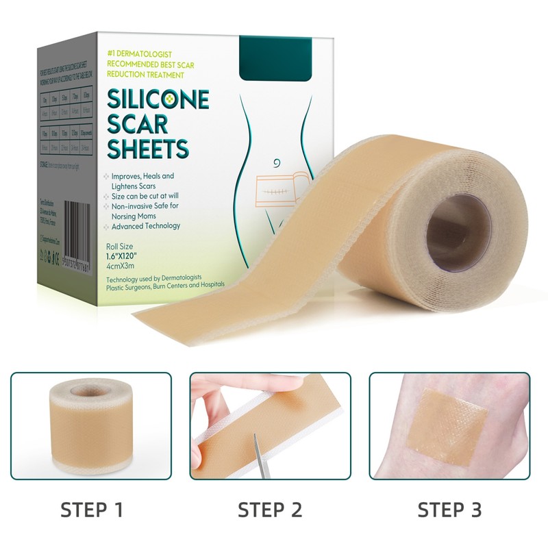 3 Meters Silicone Scar Stickers to Reduce Itching and Redness