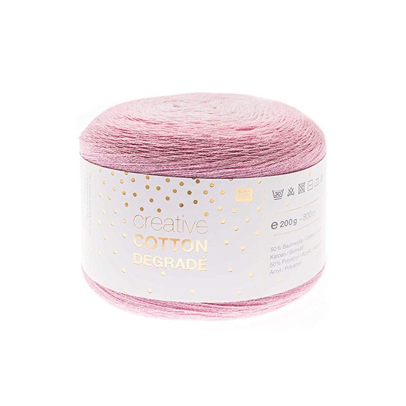 Rico - Creative Cotton Degrade Pink