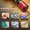 8 Piece Set Hole Saw Center Drill Bit Cutting Hole