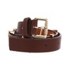 VALENTINO Emma Winter Belt W120 Caffé / Oro - Can