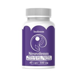 Neurofemm (Melena de Len  Bitartrato de Colina  Triptfano  Citrato de Magnesio) Suplemento alimenticio 60 Capsulas                                    