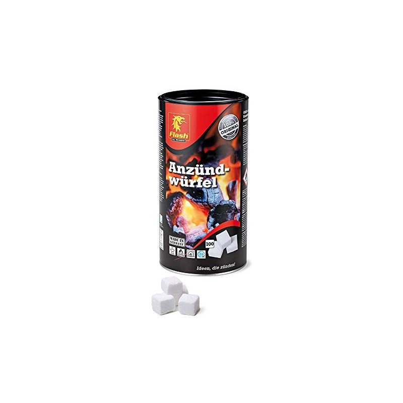 Boomex Flash Firelighters, 100 Cubes