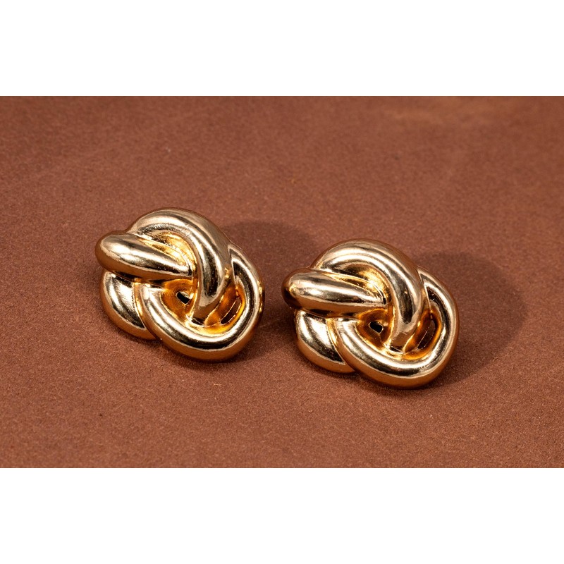 Bezelry 12 Pieces Thick Knot Metal Shank Buttons. 17mm X