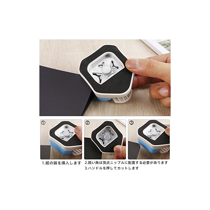Jingelmall Corner Cutter Kadomaru 10mm 7mm 4mm 3WAY DIY Project
