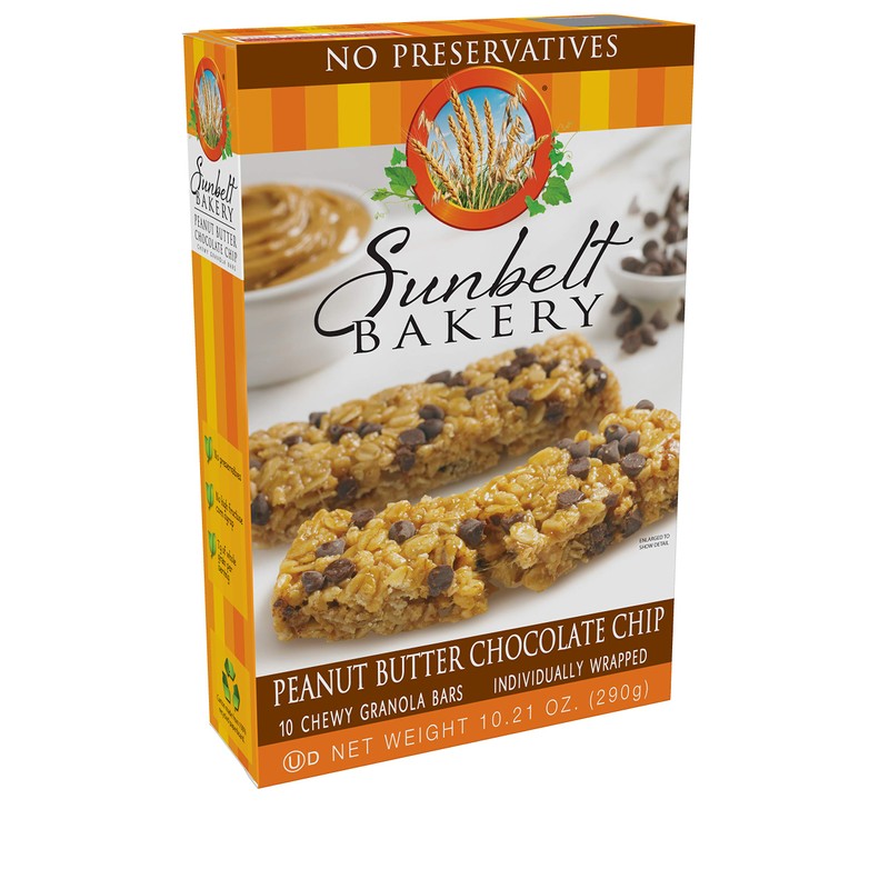 Sunbelt Bakery Peanut Butter Chocolate Chip Chewy Granola Bars, 20