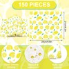 JarThenaAMCS 150Pcs Summer Lemon Wax Paper Yellow Deli Paper Tissue