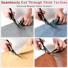 Ergonomic Heavy Duty Fabric Scissors – 9 Inch Carbon Steel