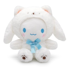 Kawaii Cartoon White Stuffed Animal Plush Doll,Soft Animal Figure Plush Pillow Toys,Birthday Gifts for Girls Kids
