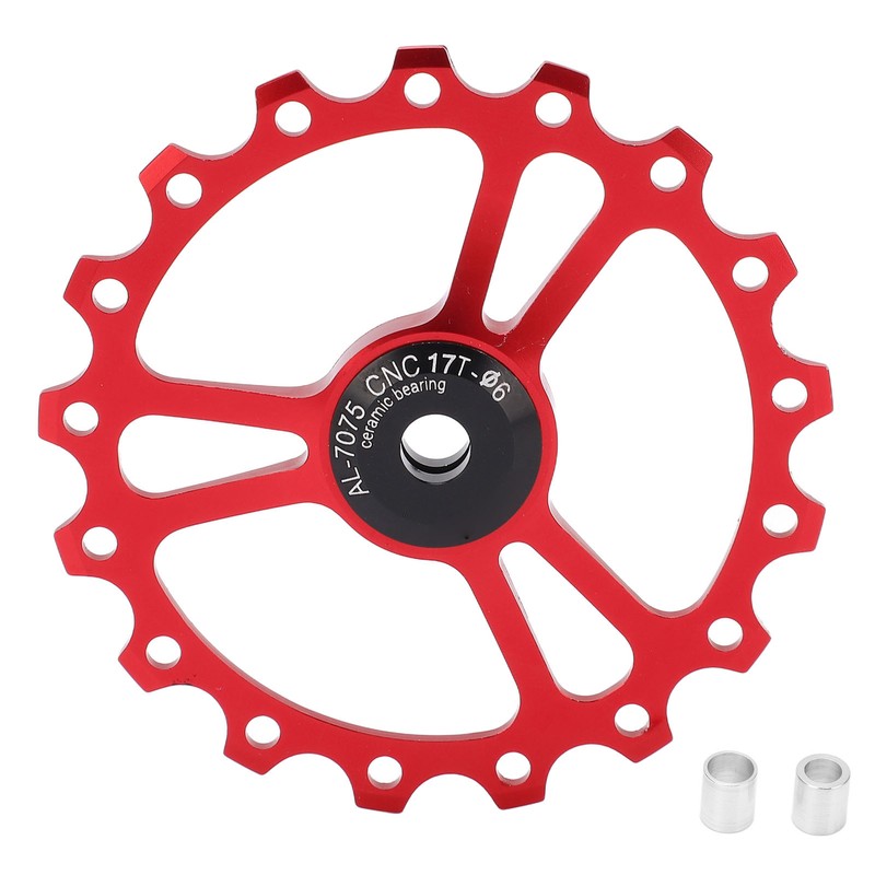 MEIJUN 17T Ceramic Rear Derailleur Guide Wheel Aluminum Alloy Rear