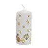 Alison Gardiner Beautiful Easter Bunnies and Chicks Candle Pillar Approx