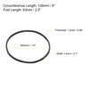 sourcing map 100 Pack Rubber Band Stretchable Rubber Elastic Band