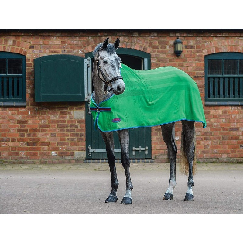Weatherbeeta Scrim Cooler Standard Neck Rug (4 ft 3) (Navy/Red/White)