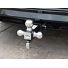 TOPTOW 64180 Trailer Receiver Hitch Triple Ball Mount with Hook,