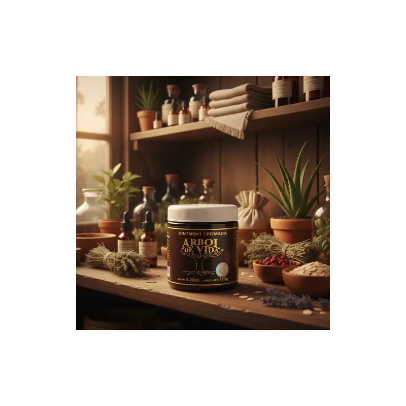 Pomada Árbol de Vida Tepezcohuite Jurema, Rosehip Wheat Germ Ointment,