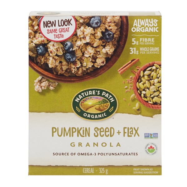 Nature's Path Organic Granola Cereal Pumpkin Seed + Flax 325g