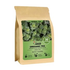 FullChea - Oregano Tea Bags 30 Teabags Oregano Tea 2g/bag - Premium Oregano Leaves - No