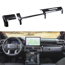 INTGET Dashboard Panel Cover for 2024 2025 Toyota Tacoma Accessories ABS Plastic Interior Decoration for Tacoma SR/SR5/TRD PreRunner/Sport/Off-Road (with 14inch Screen)
