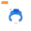 sourcing map 200Pcs 3/8 Inch Locking Clip for RO Water